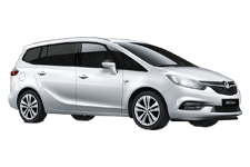 Car Hire Welwyn Garden City - Vauxhall Zafira 5 + 2 - Minibus hire Welwyn garden city
